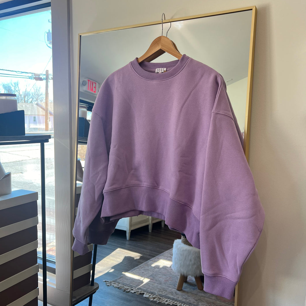 Lavender Haze Cropped Sweatshirt