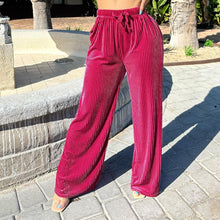 Load image into Gallery viewer, Juno Velvet Ribbed Pants
