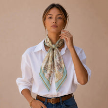 Load image into Gallery viewer, Love Silky Mahjong Bandana Scarf
