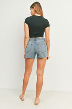 Load image into Gallery viewer, Nunna Distressed Mom Denim Shorts
