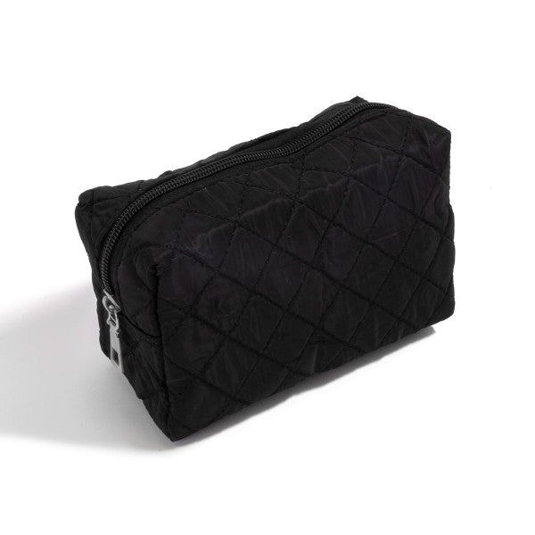 Quilted Cosmetic Pouch