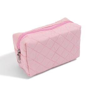 Quilted Cosmetic Pouch