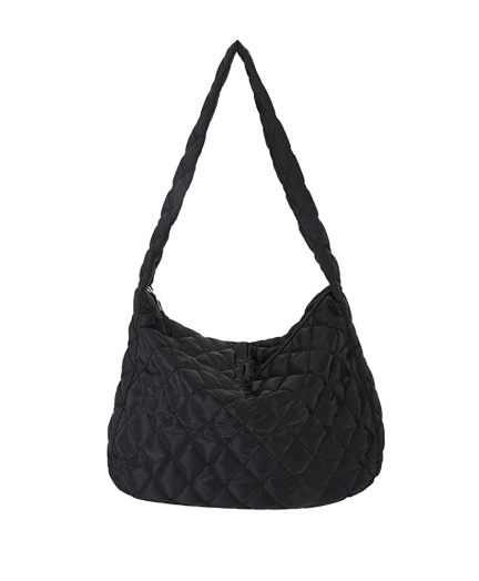 Quilted Puffer Tote Bag