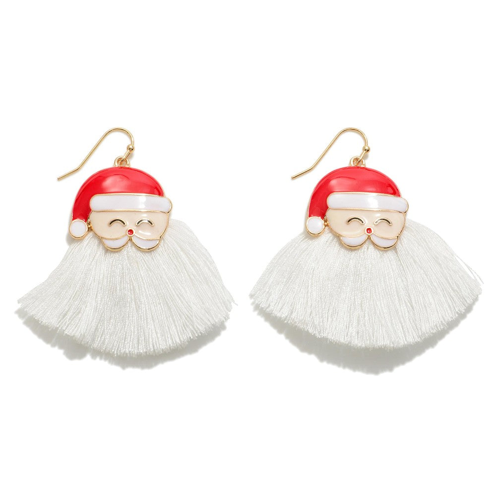 Santa Tassel Earrings