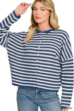 Load image into Gallery viewer, Tag Along Striped Cardigan

