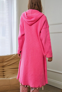 Thea Hooded Knit Cardigan