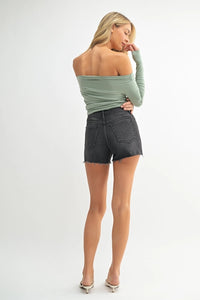 Bobbie Black Shorts