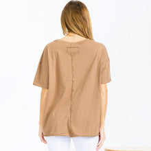 Load image into Gallery viewer, The Essential Raw Edge Tee

