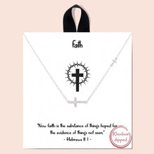 Load image into Gallery viewer, Faith Cross Necklace
