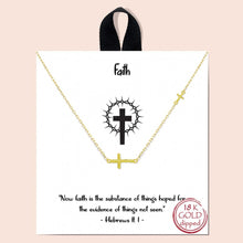 Load image into Gallery viewer, Faith Cross Necklace
