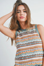 Load image into Gallery viewer, Sarah Geo Knit Top
