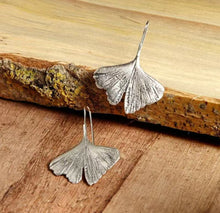 Load image into Gallery viewer, Ginkgo Leaf Earrings
