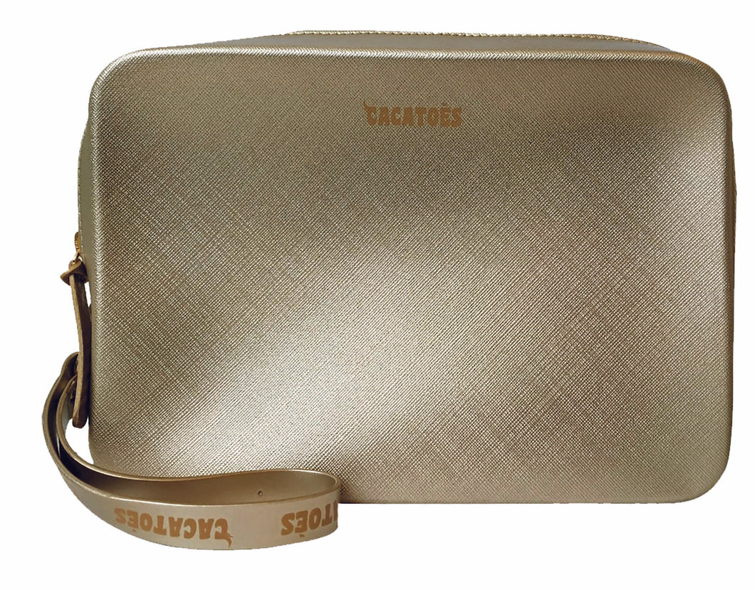 Gabriela Metallic Wristlet