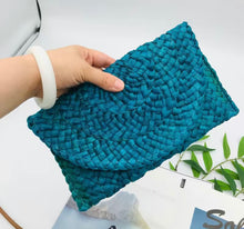 Load image into Gallery viewer, Rattan Clutch Purse
