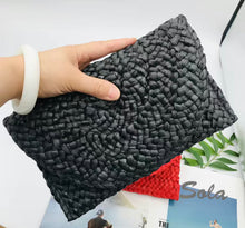 Load image into Gallery viewer, Rattan Clutch Purse
