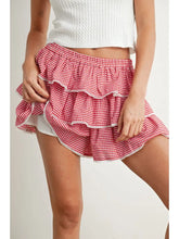 Load image into Gallery viewer, Taylor Tiered Mini Skort
