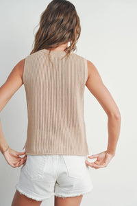 Rachel Rib Knit Sweater