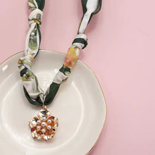 Load image into Gallery viewer, Scarlett Scarf Charm Necklace
