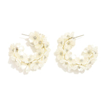 Load image into Gallery viewer, Flower Hoops
