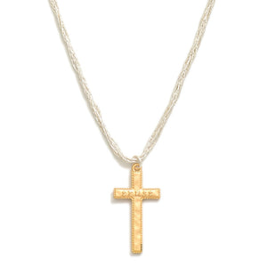 Trust Cross Neckalce