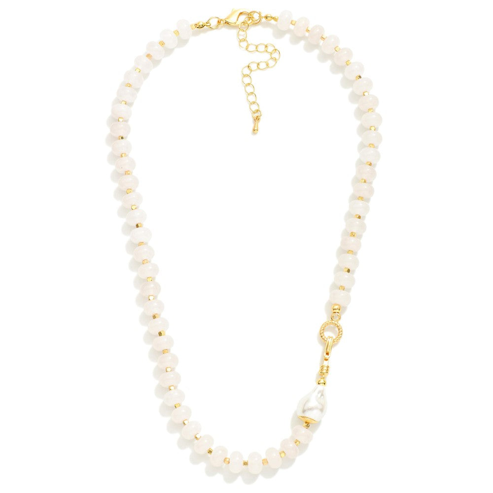 Blake Beaded Pearl Necklace