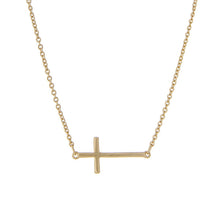 Load image into Gallery viewer, Lainey Matte Cross Necklace
