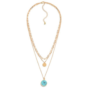 Turquoise Me Layered Necklace