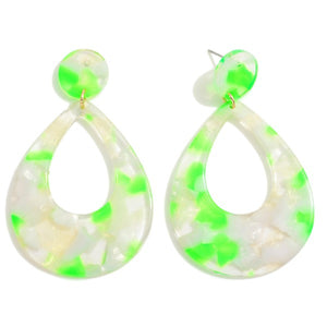 Marble Drop Earrings