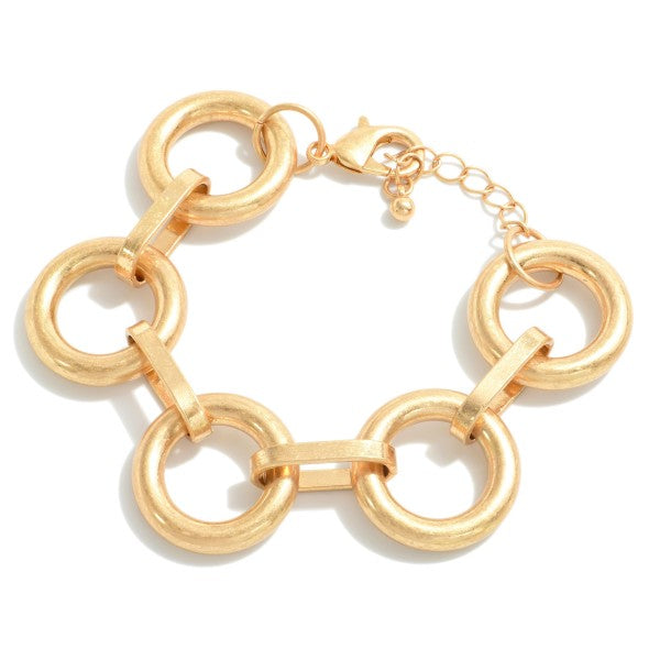Circle Chain Link Bracelet