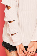 Load image into Gallery viewer, Faith Blush Knit Sweater
