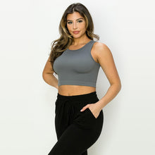 Load image into Gallery viewer, Maxx Ribbed Cropped Tank Top
