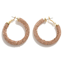 Load image into Gallery viewer, Nyla Sparkle Hoops
