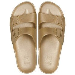 Caipirinha Gold Metallic Platform Sandals